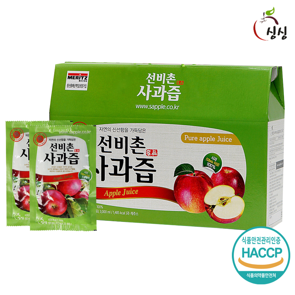 선비촌 사과즙 1박스 30포