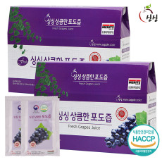 싱싱 상큼한 포도즙 2박스 60포