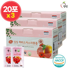싱싱 히비스커스 자몽즙 3박스 60포